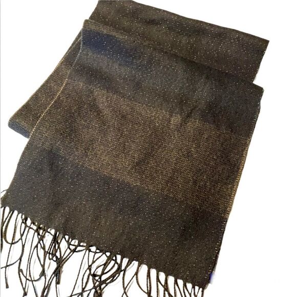 Cejon Scarf dark Navy blue nylon/acrylic made in Italy 11x70 *NEW* - Picture 1 of 8